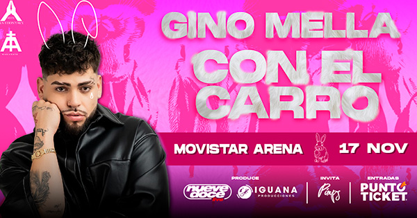 Gino Mella en Movistar Arena 